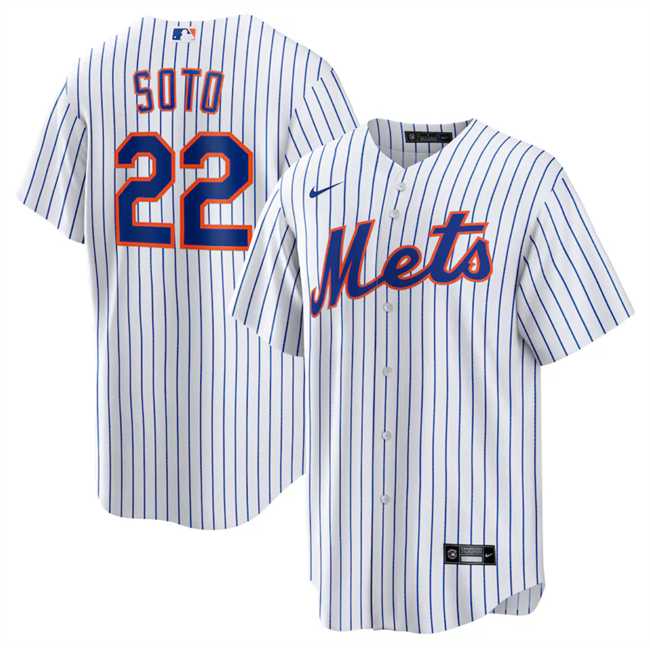 Mens New York Mets #22 Juan Soto White 2024 Cool Base Limited Stitched Jersey Dzhi->new york mets->MLB Jersey